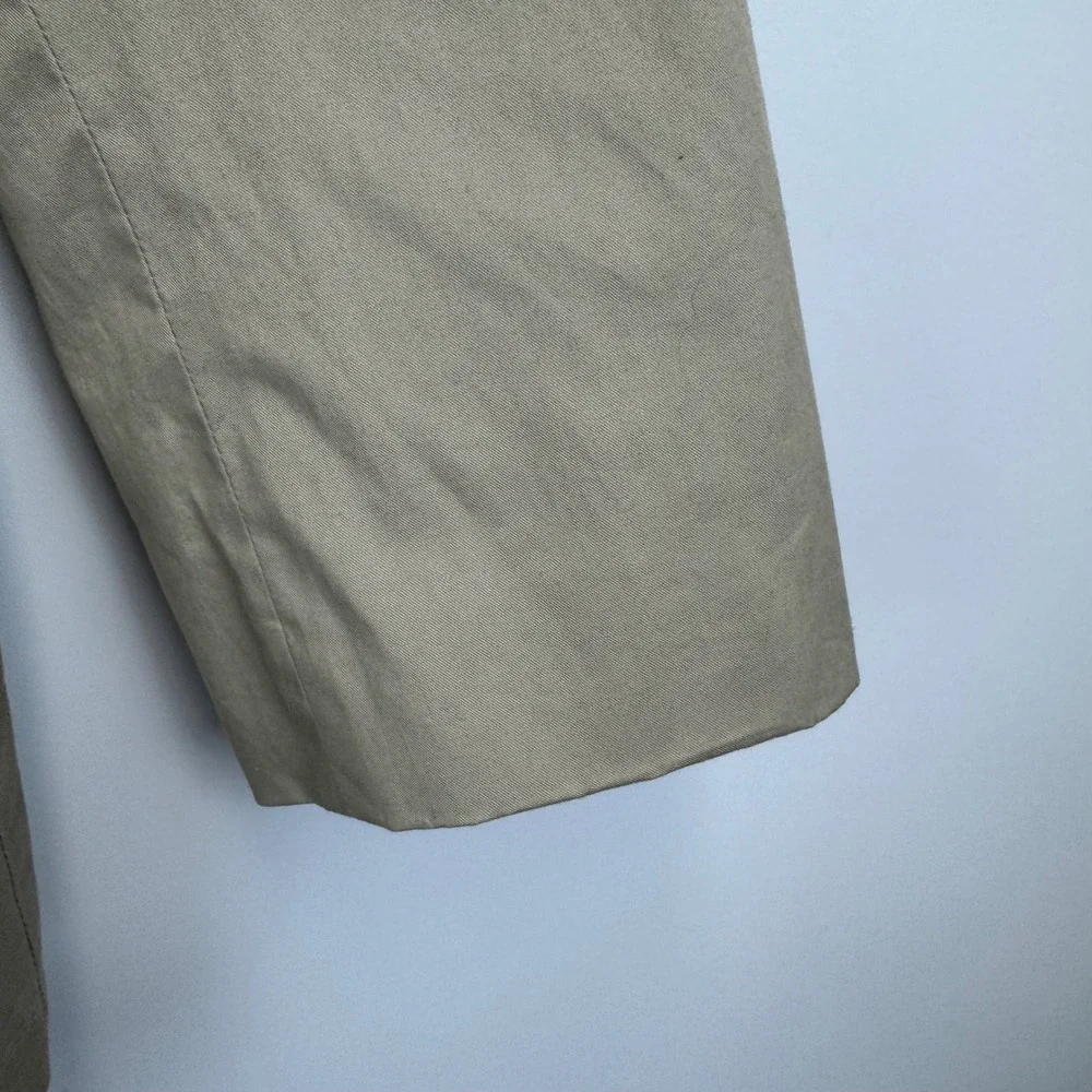 Flynt Bourne Mens 42R Blazer Tan Khaki 100%‎ Cotton 2 Button Sport Coat Jacket